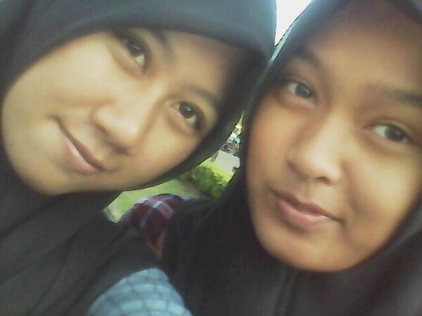 with my sister
