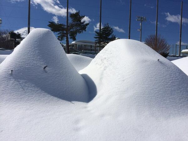 OBQ5819's tweet photo. 雪掻きキツイ http://t.co/Fo2s3Bkc6Q