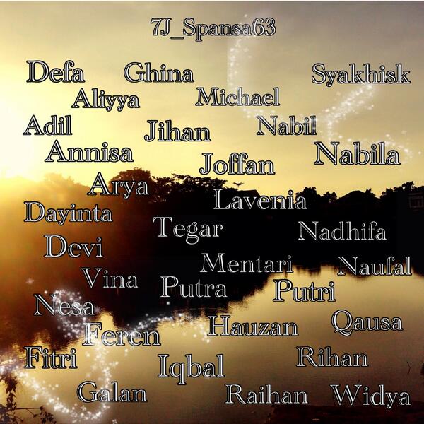 7J_Spansa63's tweet photo. "@farah_Syafa: @7J_Spansa63 http://t.co/lDJw6Y1aAA"