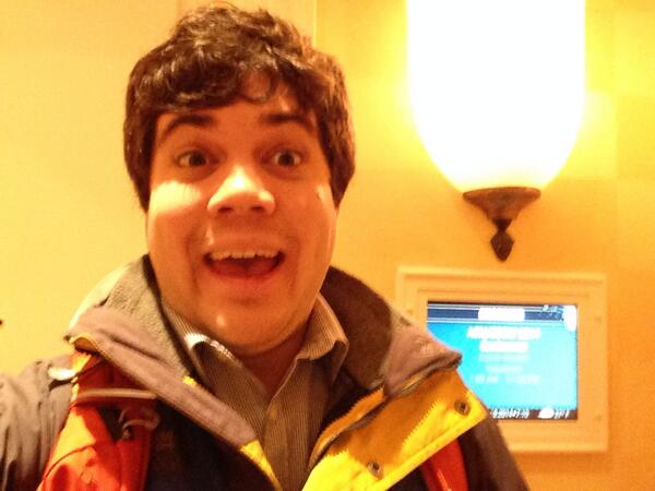 thegreatmichael's tweet image. Alive alert awake enthusiastic! Let&apos;s go #cscw2014 #cscw2014sv