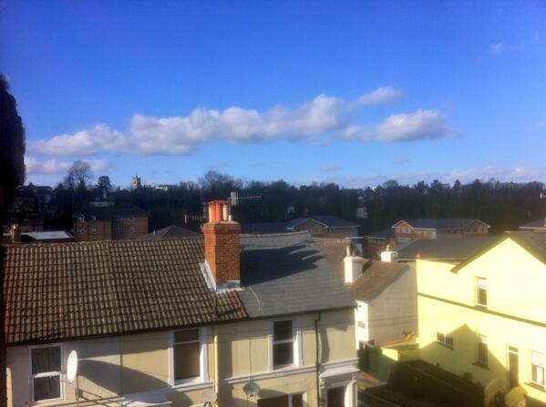 DJSCarpentry's tweet image. Beautiful day to be up on a roof