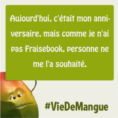 Oasis Auf Twitter Aujourd Hui C Etait Mon Anniversaire Mais Comme Je N Ai Pas Fraisebook Personne Ne Me L A Souhaite Viedemangue Http T Co Hd00jy0ouz Twitter