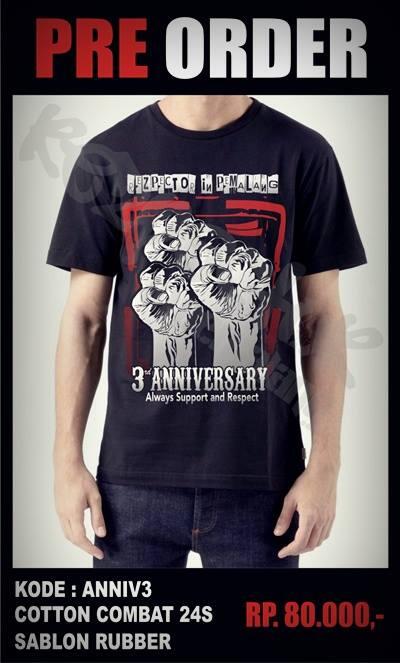 RezPemalang's tweet photo. Pre order tshrit 3rd aniv rezpector in pemalang :)
Ada yang berminat @RezPurwokerto @RezpectorBJN http://t.co/VgkZfsk8xc
