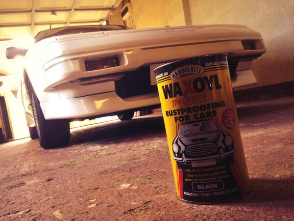 chrishope86's tweet image. After saying that 'I'll get round to it', I've finally found a free weekend to do this #MR2 #Waxoyl
