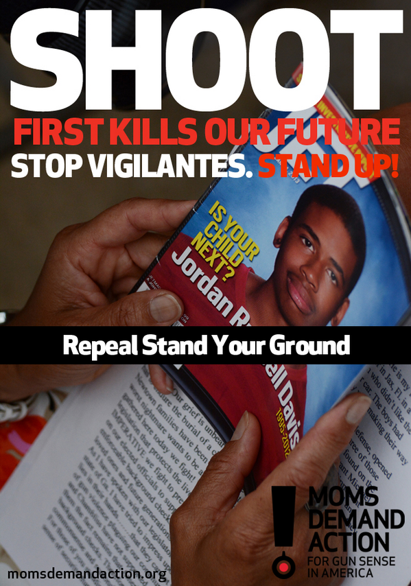 RT Petition to roll back Stand Your Ground: bit.ly/1dbBfrP  #StandWithLucy #momsdemand #jordandavis #gunsense