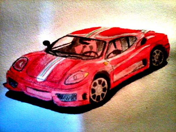 Keensanity's tweet image. Done w/ my painting! #DreamCar #ColorRendering #Plate11