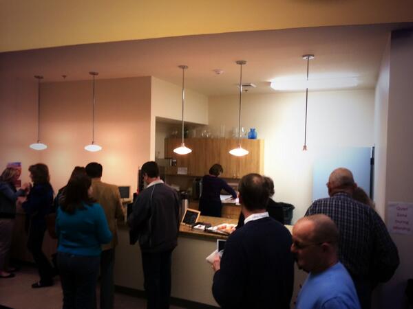 TidalCreek's tweet image. The Free coffee and donuts stan is a happening place today #tidalcreek