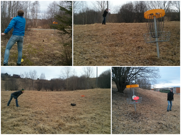 Oholt1964's tweet photo. Perfekte forhold for #frisbeegolf i Trondheim. Erik og Håvar vant. #vinteritrondheim http://t.co/5wweNgRkKJ