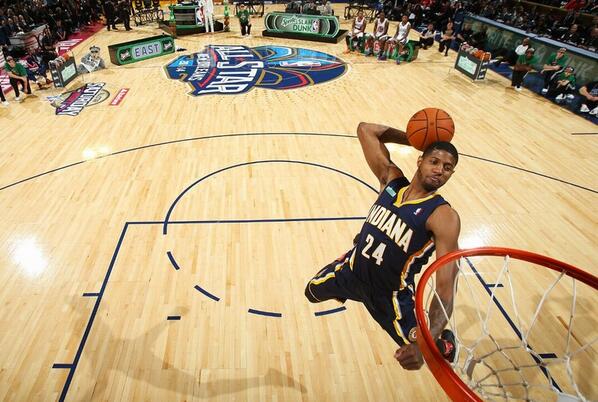 DoctorNBA's tweet photo. Paul George #SpriteDunkContest http://t.co/NBPRzQywKA