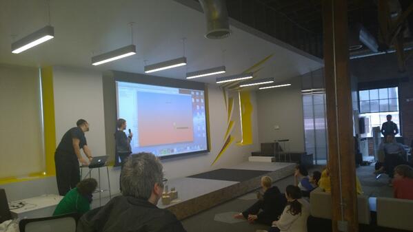 subbob's tweet image. Hard to argue this #CodeDayKC team pegged the laugh meter @CodeDay