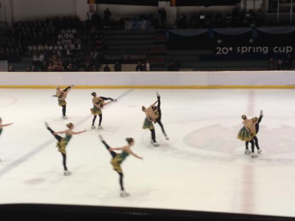 Valley Bay Synchro (FIN) FP: 101.38 TOTAL SCORE: 153.26