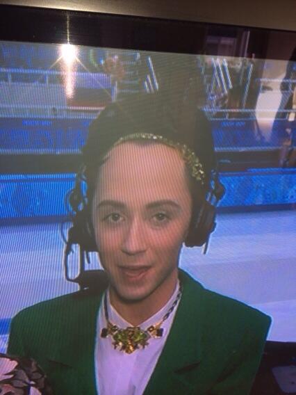 thisjw's tweet image. Johnny Weir blazes so many trails, but perhaps none more important than rocking the man tiara. #GottaGetOne
