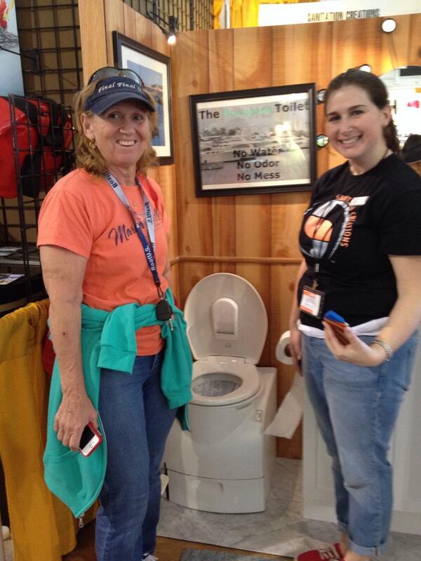 BlackstoneNC's tweet photo. Another satisfied customer @MiamiBoatShow - proud owner of @BestToilet #Dungaroo! http://t.co/w2vv8xM9hI