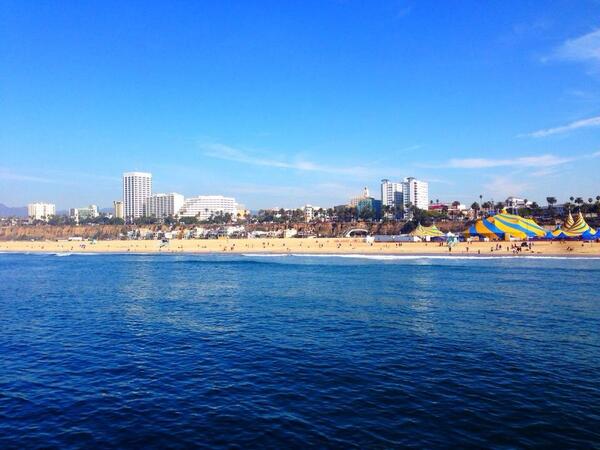 meningioma's tweet image. Not cool when friends share pix to rub it in. "Brrr, this morning in Santa Monica." #California #MissingLA #NoFilter