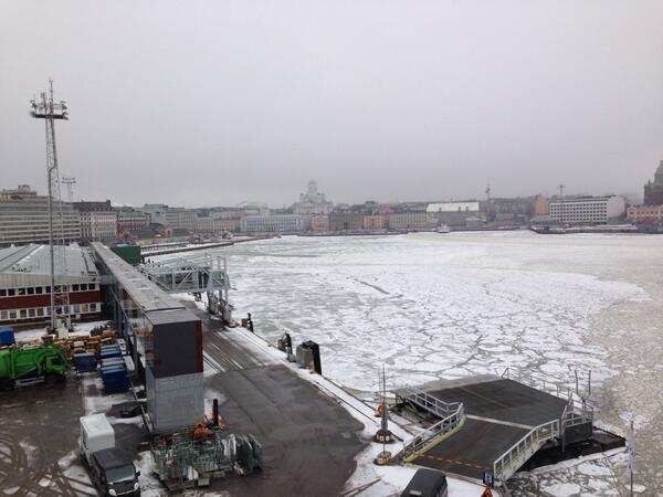 Over 60 hours of traveling, but we've finally made it into Helsinki!