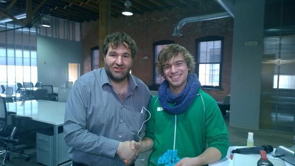 subbob's tweet image. Met @chrisgervang at #CodeDayKC, kindred spirits w/passion for @Dig_Literacy separated by 30 years of experience