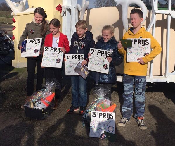Vandaag geslaagde open dag gehad, prijswinnaars kleurwedstrijd gefeliciteerd! Op naar#carnaval2014