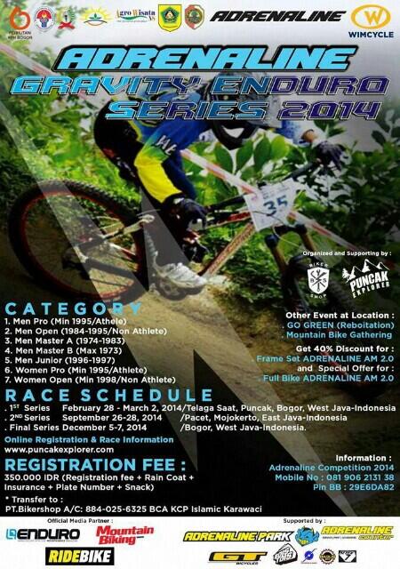 indorace's tweet photo. Adrenaline enduro telaga warna http://t.co/J3uatxjMLM