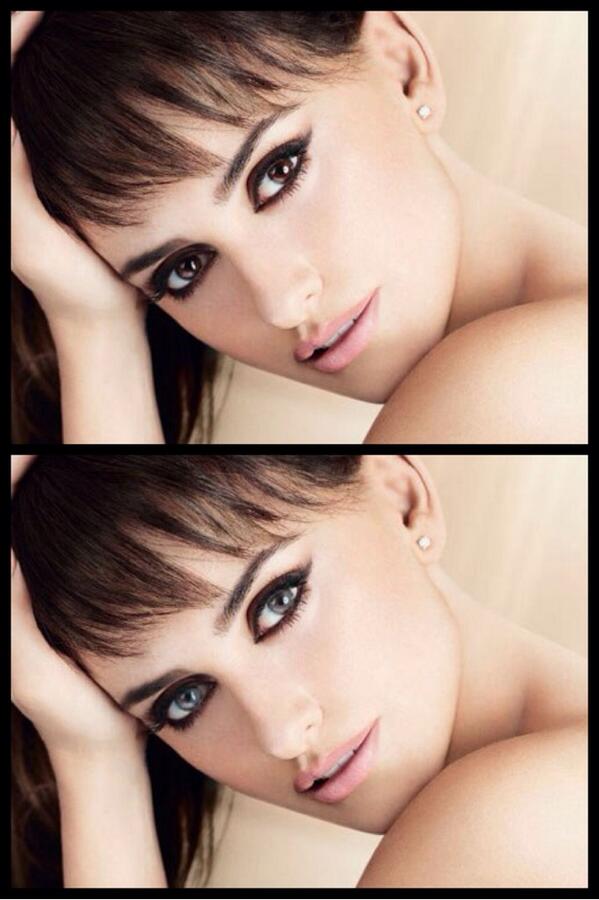 MEDAMAeye's tweet photo. Penelope Cruz
上→ビフォアー
下→アフター https://t.co/XWSK9Ab1Gc