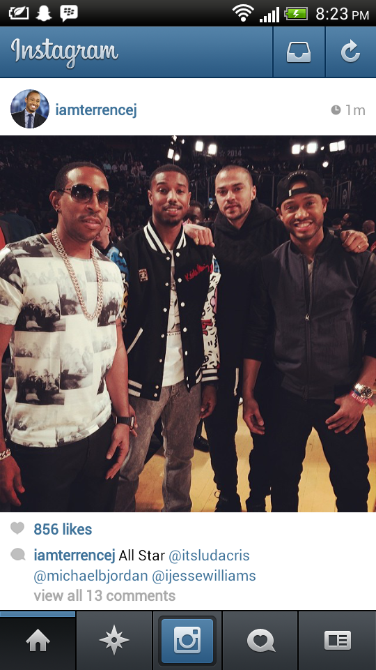 Ludacris's tweet photo. RT @ItsSandra93: Helllllooooo @TerrenceJ @Ludacris @iJesseWilliams @michaelb4jordan http://t.co/1MgcUsRYPf