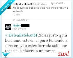 TuiterHits's tweet photo. ¡ZAS EN TODA LA BOCA A BELÉN ESTEBAN! http://t.co/NnyRPhR7Px