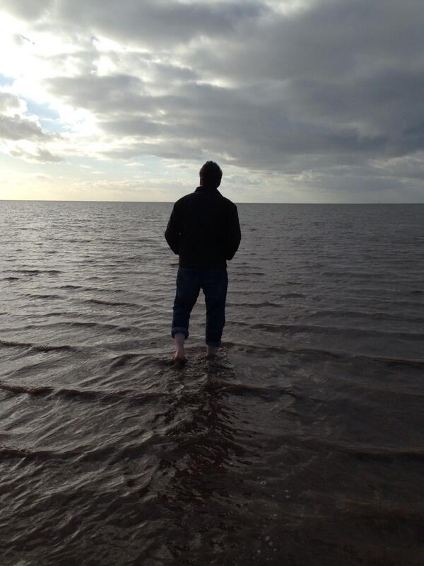 LibbyLangley's tweet image. And as the day ends @ThatThereMike wanders out to sea and back to his people