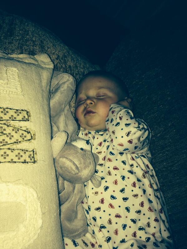 My very sleepy little chap xx