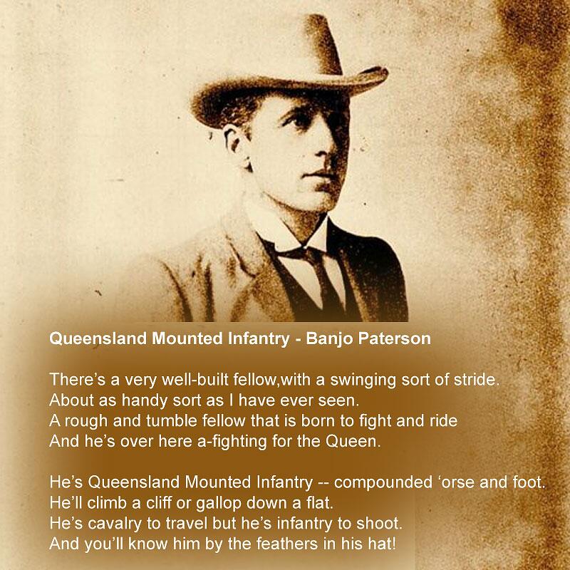 JS Rowan on Twitter Poet Banjo Paterson's 150th Birthday