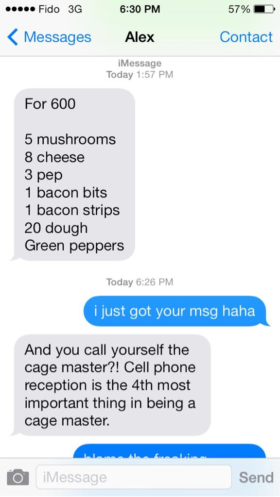 RobertSaw570's tweet image. Me. Besler tho hahaha #PoorReception #CageMaster #VeryLateReply