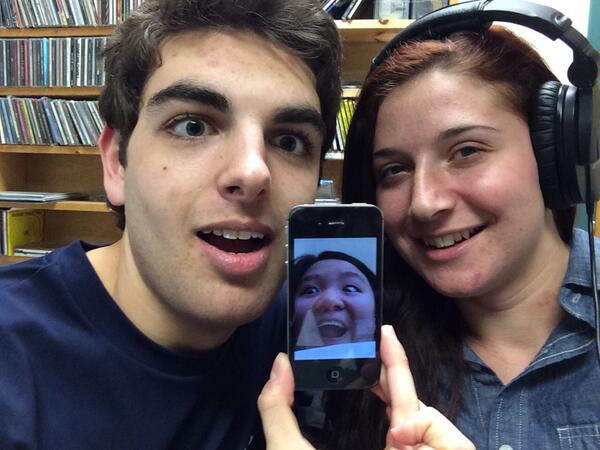 DJStevieBurgz's tweet photo. "Full" #studioselfies with @SammySterns and @DJ_Krysty in spirit. @TheSegueRadio http://t.co/zfKXxkjVKb