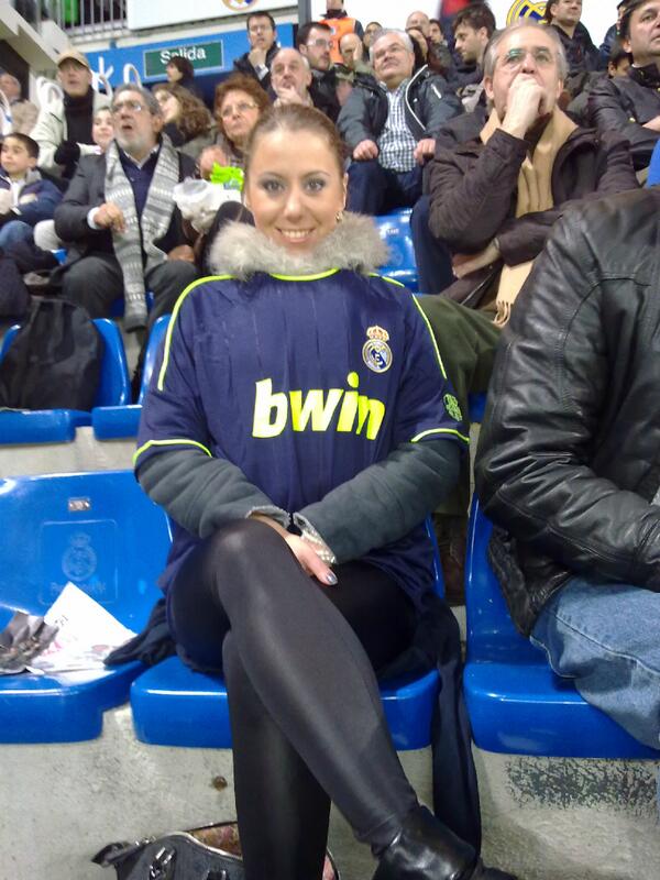 Islander018's tweet photo. my @PrincessNikki5 is watching her favorite team @realmadrid at #Santiago Bernabéu. It was exciting wasn't? http://t.co/uUC4v14qpf