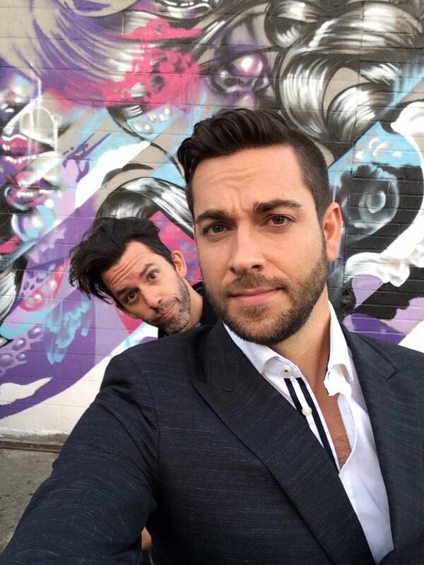 Zachary Levi ar Twitter: "Photoshoot @EricBlackmon all up in downtown! http://t.co/A9mdbemEhd" / Twitter