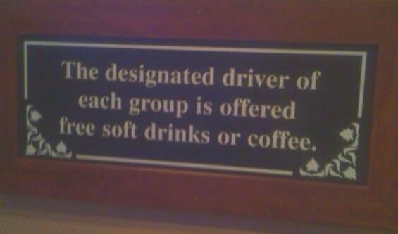 WakeupPeopIe's tweet photo. Every bar should have this (and many have this policy already) http://t.co/ItOJuUEF0K