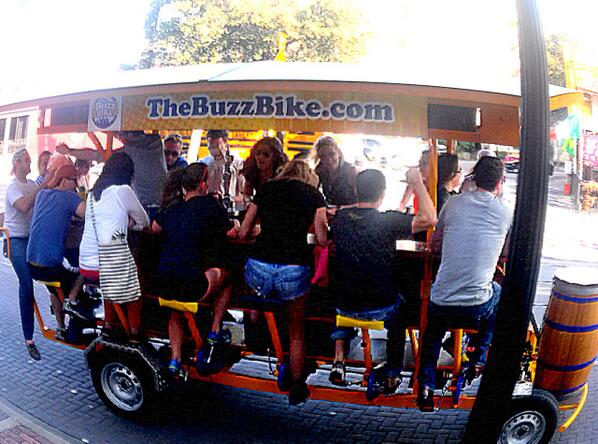brett_shipp's tweet image. Anyone see the BuzzBike today? You drink keg beer and peddle it up and down the street. #2muchwork...Pwhere?