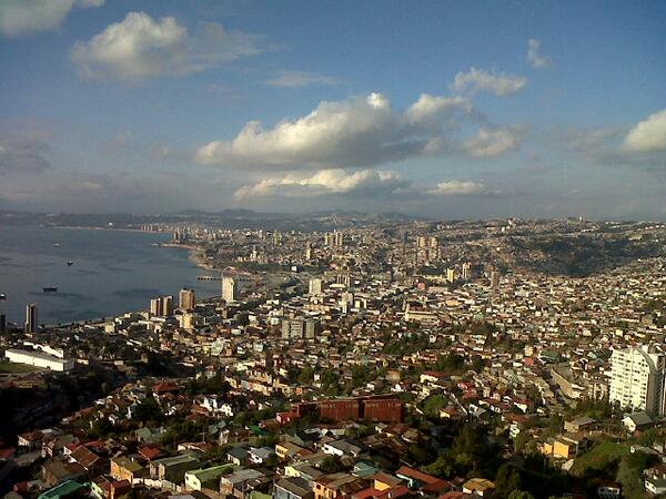 thisisChile's tweet image. Good morning from Valparaíso Chile! via @TeAmoValpo