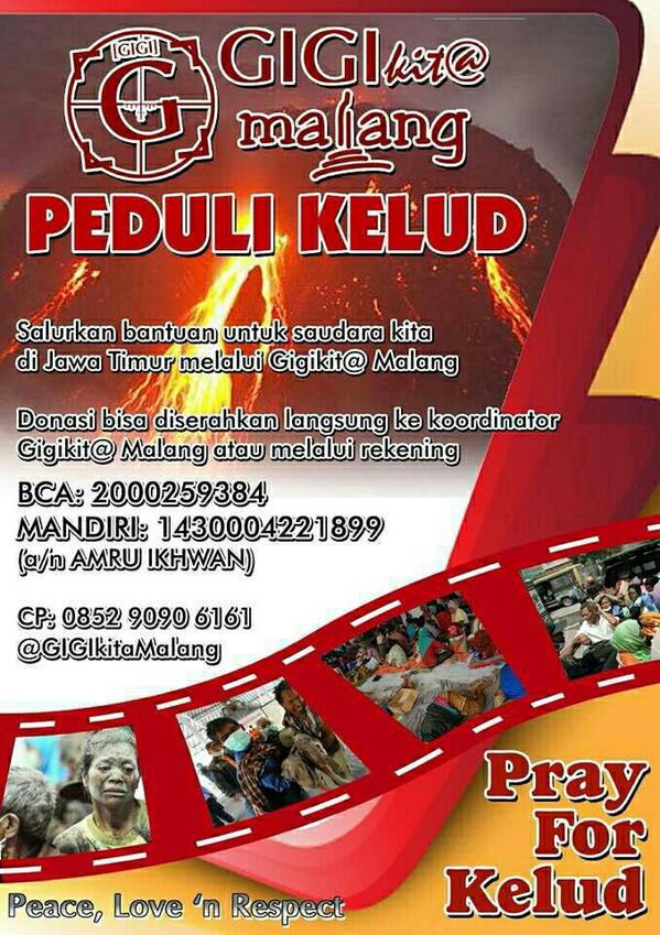 sumbangan bantuan untuk sodara kt yg mjd korban Erupsi Gunung Kelud <a href="/GKFC_Makassar/">GIGIkita_FC Makassar</a> <a href="/GIGIkita_Lombok/">GIGIkita_Lombok</a>