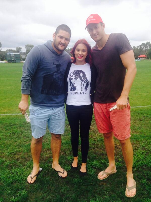 pancakeparlour's tweet photo. Congratulations @brendanfevola25 &amp; @davidhale_20 who won The Pancake Parlour's Man of the Match at @CommunityCup14 http://t.co/krFL3muXl0