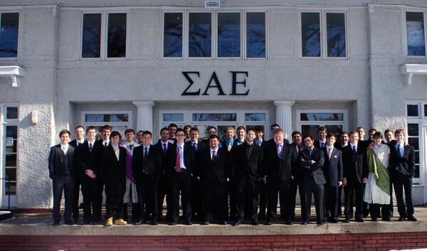 SAEDrake's tweet image. Congratulations to our 14 new initiated brothers!