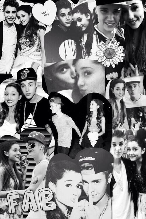 Tumblr On Twitter Justin Bieber And Ariana Grande B W Collage Http T Co Gztd8cnxzj