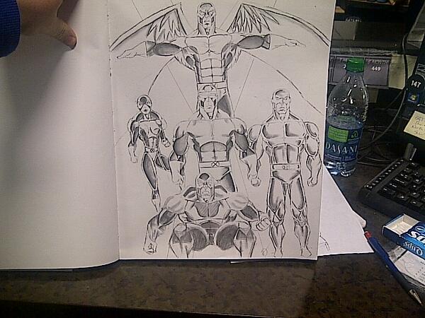 andreoglou's tweet image. Latest works #originalxmen