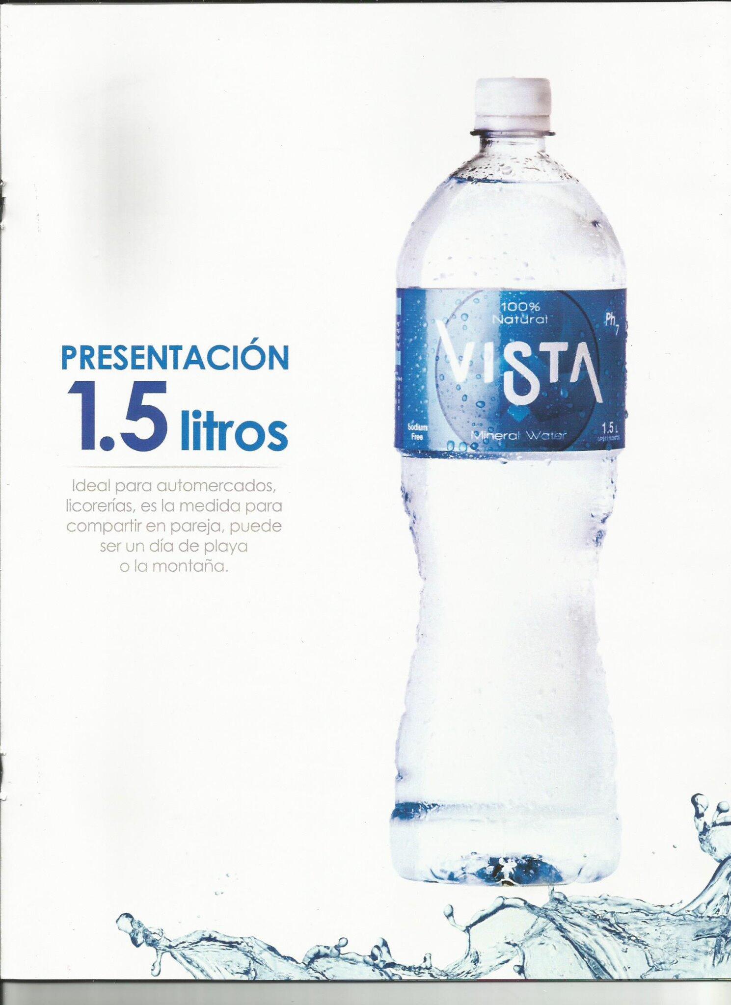 agua mineral vista on X: capacidad 1,50 lts  / X