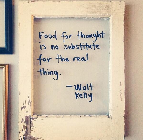 FoodFarmacy's tweet image. Food for thought - this is so true #lovefood