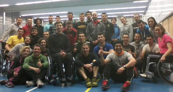IsidreEsteveDkr's tweet photo. Foto d familia dl curso "Fitness con atención a la discapacidad" en Pontevedra. Gracias a todos!! http://t.co/kbAj1hlo61