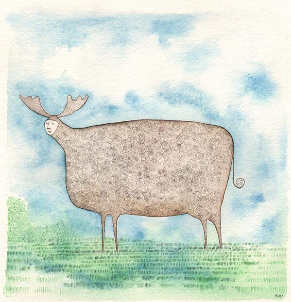 MooseAllain's tweet image. Sheep Moose