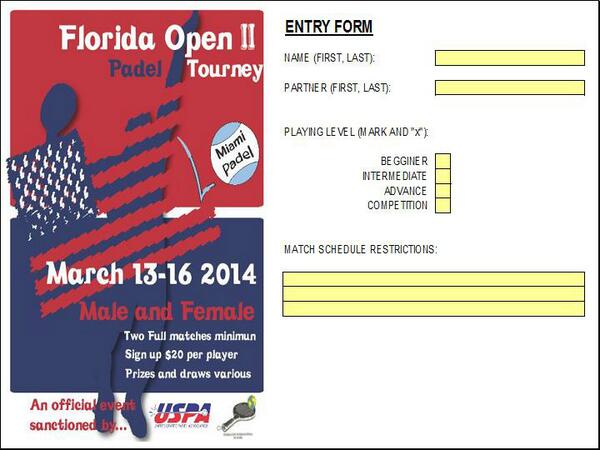 IMPORTANTE!!
LEER ESTO PARA ESTAR INFORMADO Y NO QUEDARSE FUERA...
GRACIAS!!
ABZO
 GUS ROQUE.
facebook.com/miamipadel#!/p…