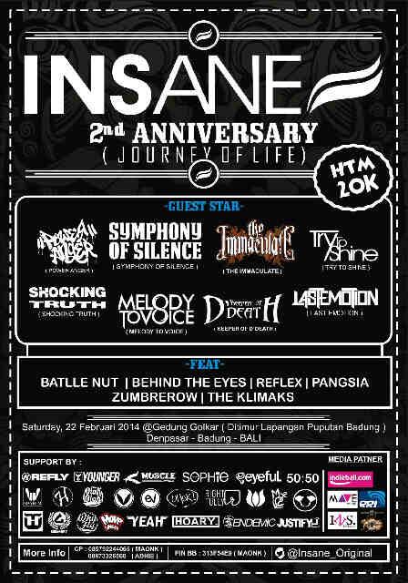 harrykumara13's tweet photo. ANIV 2nd @insane_original FEB 22 at GOLKAR DPS GS @SOSbali @battle_nut @KOD_Bali @SHOCKINGxTRUTH @MelodyToVoice DLL http://t.co/zaduxeoADM