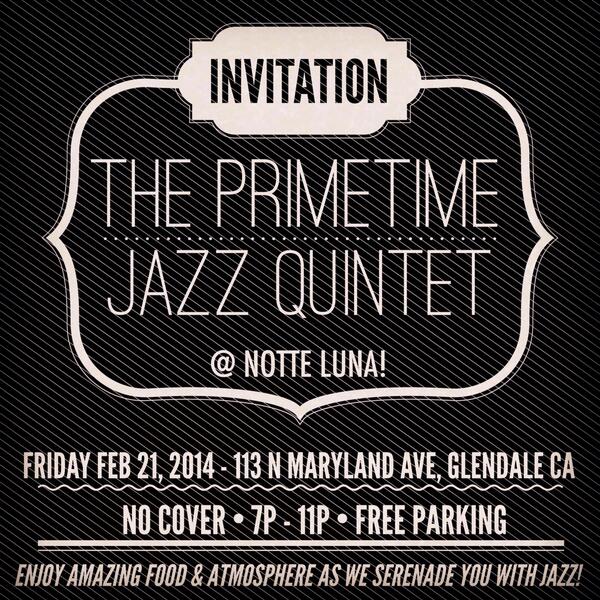 PrimetimeJazz's tweet photo. Check it out, LA! #jazz #live #music #art #beauty #LA #LosAngeles #italian #food #dine #wine #amazing #free #show http://t.co/v7MoCX0xjo