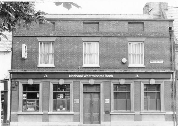 Chatteris, Market Hill. Long closed branch of National Westminster Bank.
chatteris.ccan.co.uk