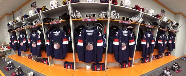 #TeamUSA dressing room is ready for the matchup vs SWE