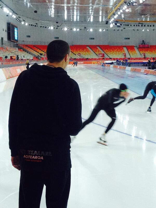 Coach <a href="/KalonDobbin/">kalon dobbin</a> calls times for <a href="/shanedobbin/">Shane Dobbin</a> - last training before the 10,000m at the #houseofshane <a href="/skysportnz/">Sky Sport NZ</a>